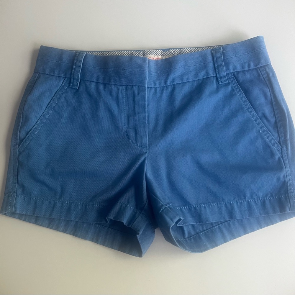 JCREW- Classic Chino Blue Shorts